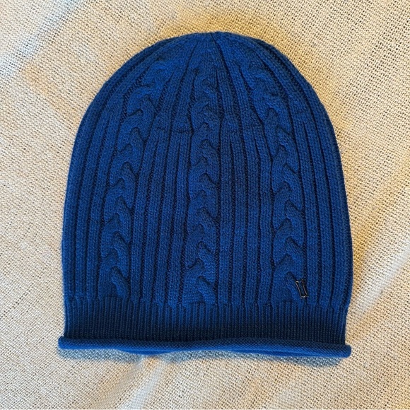 NWOT Kit and Ace Blue Knit Hat Merino Wool Blend - Picture 1 of 4
